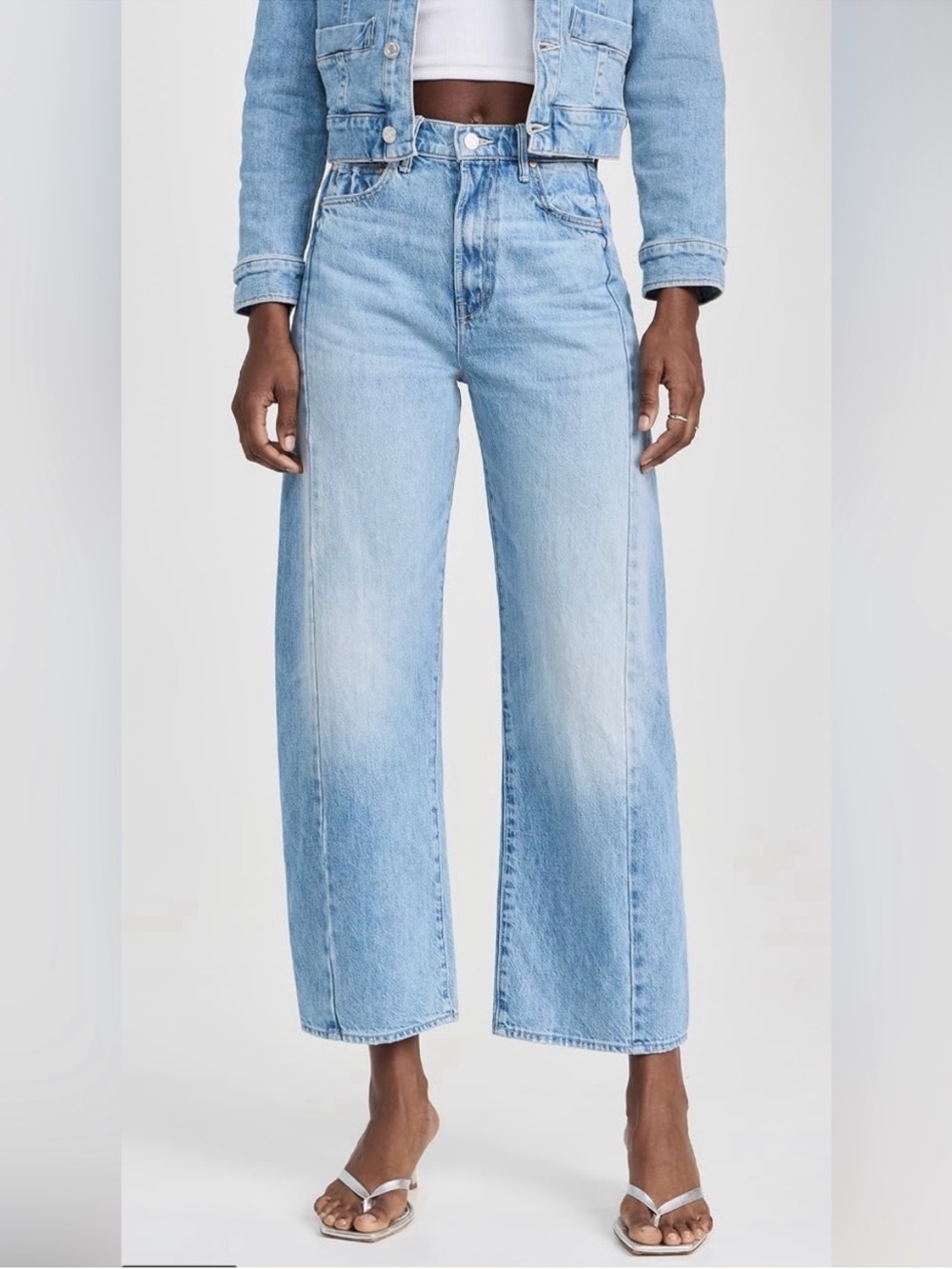 MOTHER The Half Pipe Flood Jeans - Material Girl